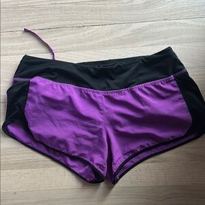 Purple and Black Athletic Shorts Nike